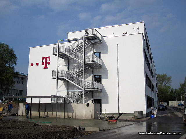 Chemnitz Dachdecker Hofmann - Neubau Callcenter Telekom